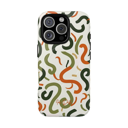 iPhone 16 Pro Glossy Phone Case - Earthy Whimsy | MagSafe iPhone Case