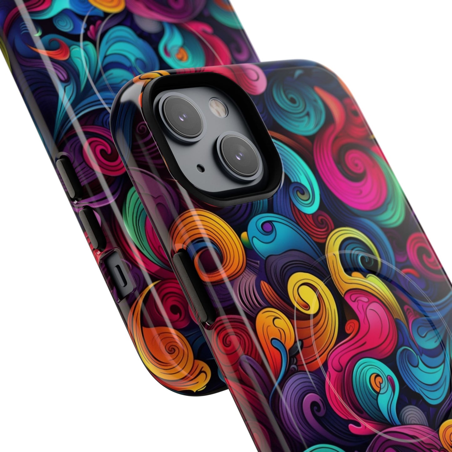 Phone Case - Psychedelic Waves | MagSafe iPhone Case