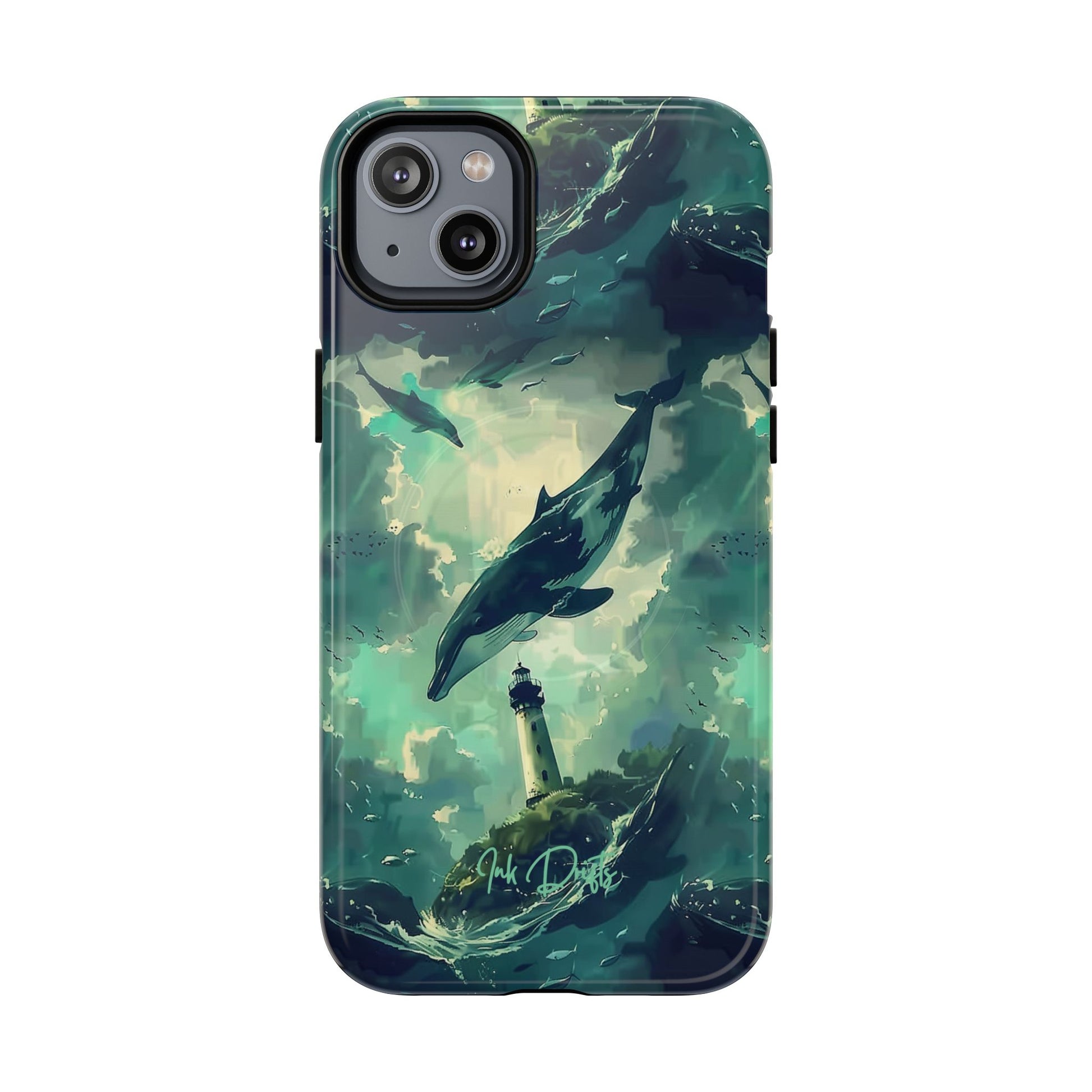 iPhone 14 Plus Glossy Phone Case - Ocean Dream | MagSafe iPhone Case