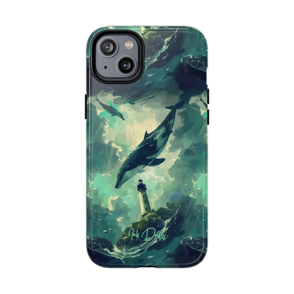 iPhone 14 Plus Glossy Phone Case - Ocean Dream | MagSafe iPhone Case