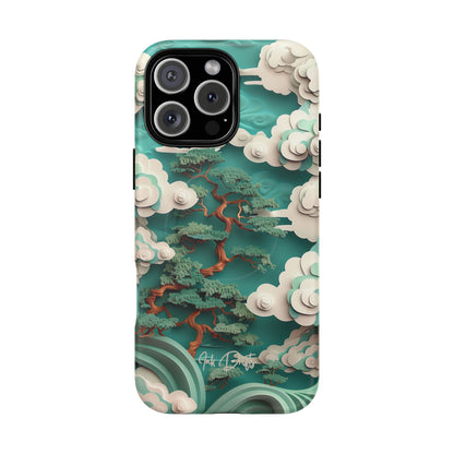 iPhone 16 Pro Max Matte Phone Case - Celestial Bonsai | MagSafe iPhone Case