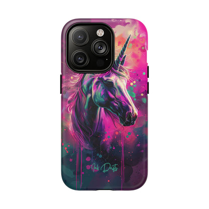 iPhone 14 Pro Matte Phone Case - Mystic Unicorn | MagSafe iPhone Case