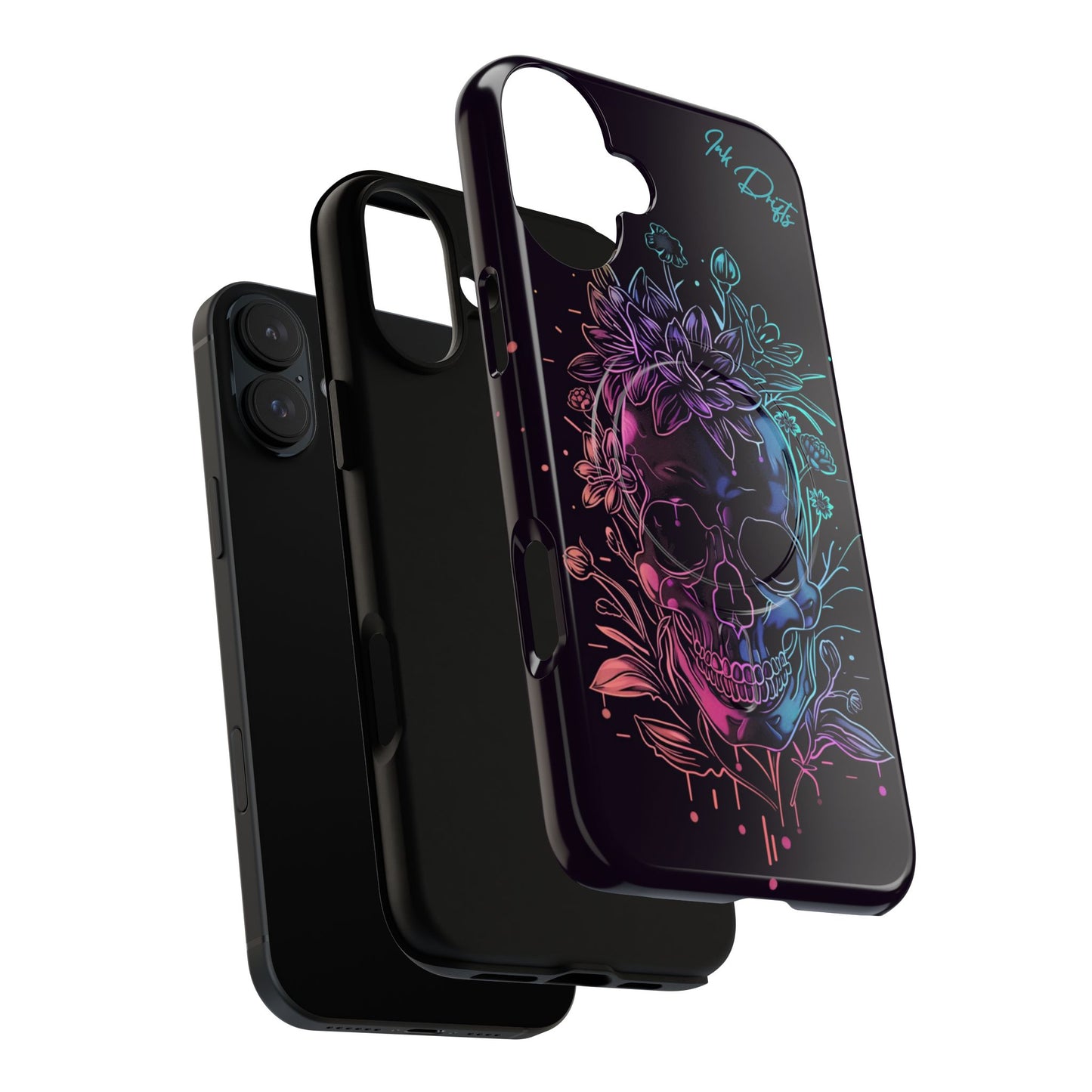 Phone Case - Neon Skull | MagSafe iPhone Case