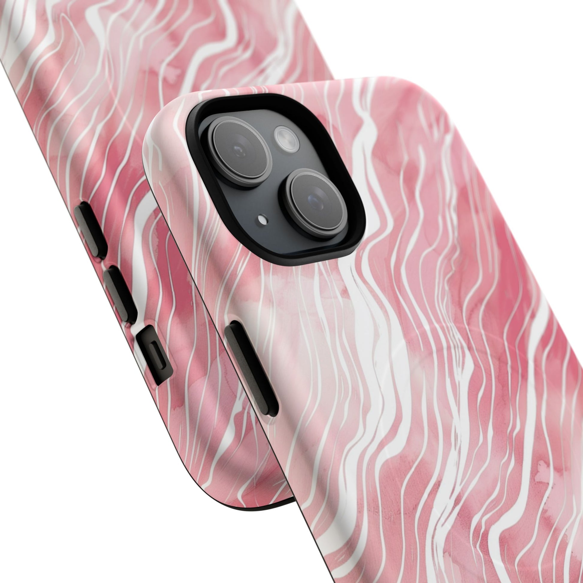 Phone Case - Blush Waves | MagSafe iPhone Case