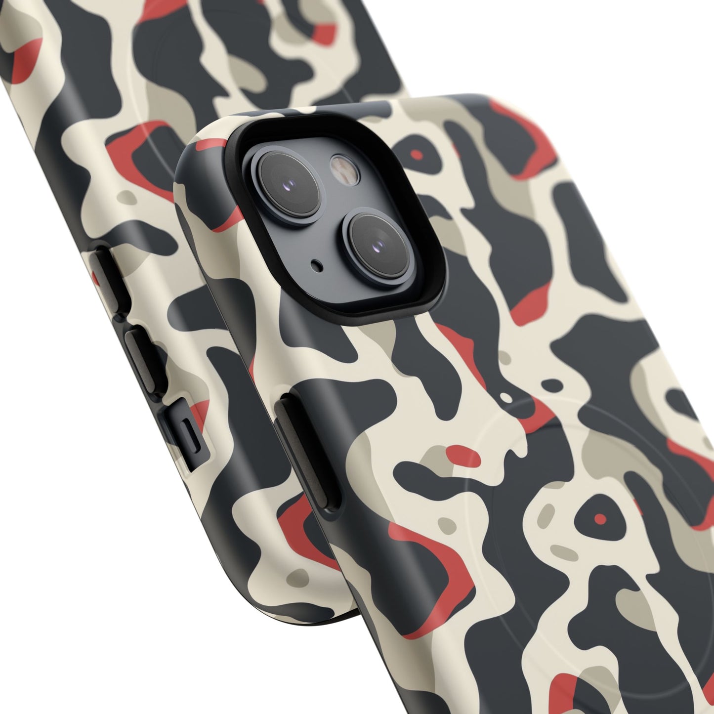 Phone Case - Cream Red Camo | MagSafe iPhone Case