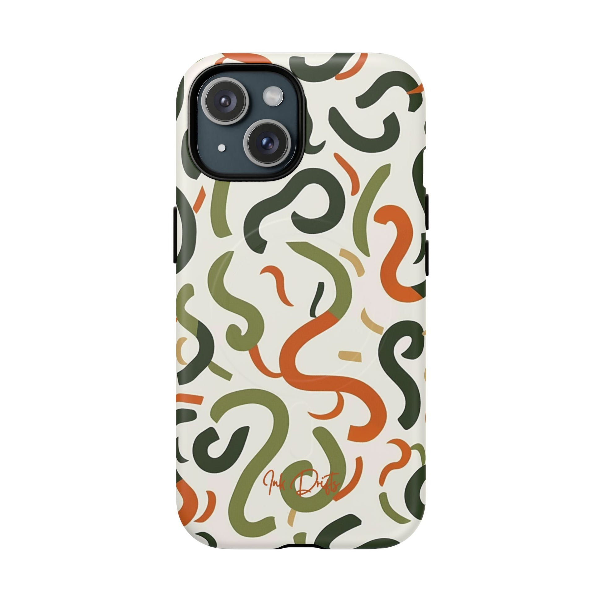 iPhone 15 Matte Phone Case - Earthy Whimsy | MagSafe iPhone Case