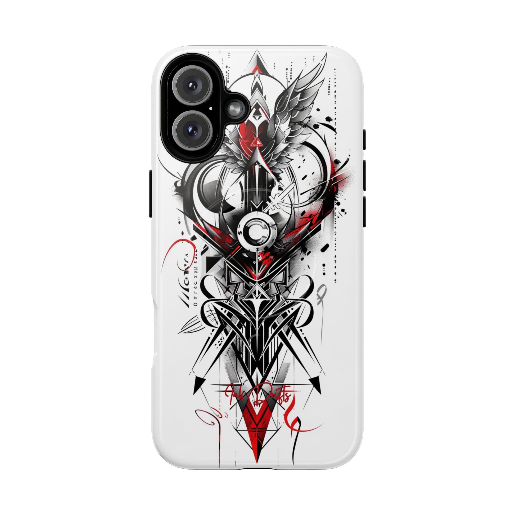 iPhone 16 Plus Glossy Phone Case - Cyber Sigil | MagSafe iPhone Case