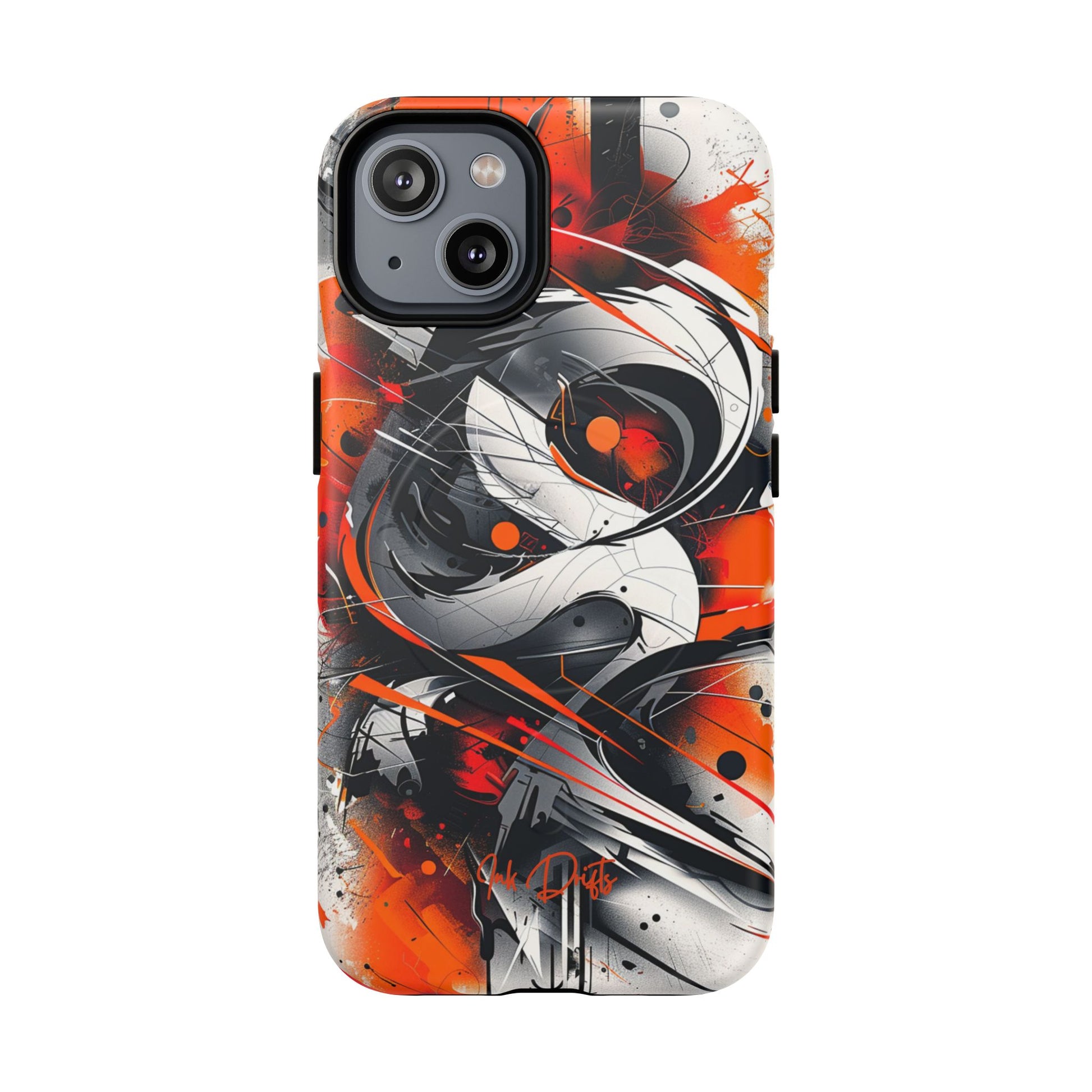 iPhone 14 Matte Phone Case - Urban Vortex | MagSafe iPhone Case