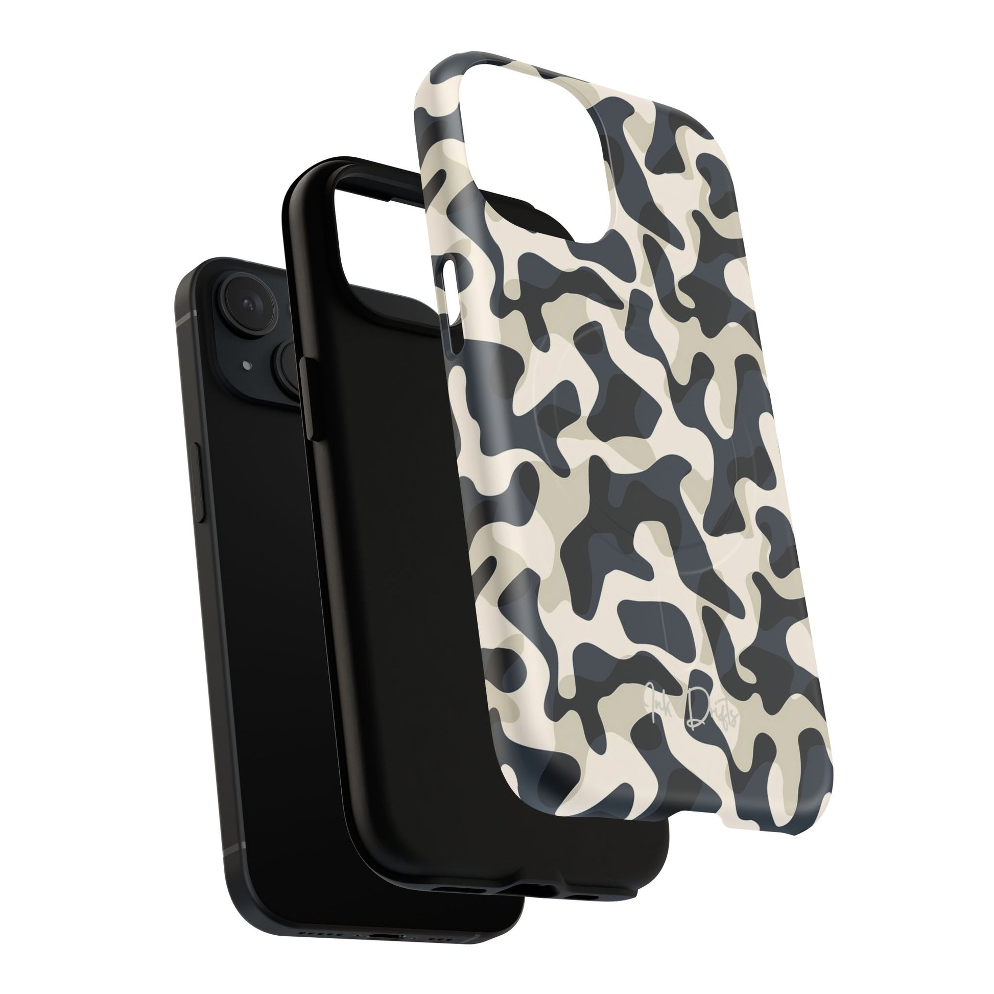 Phone Case - Monochrome Camo | MagSafe iPhone Case