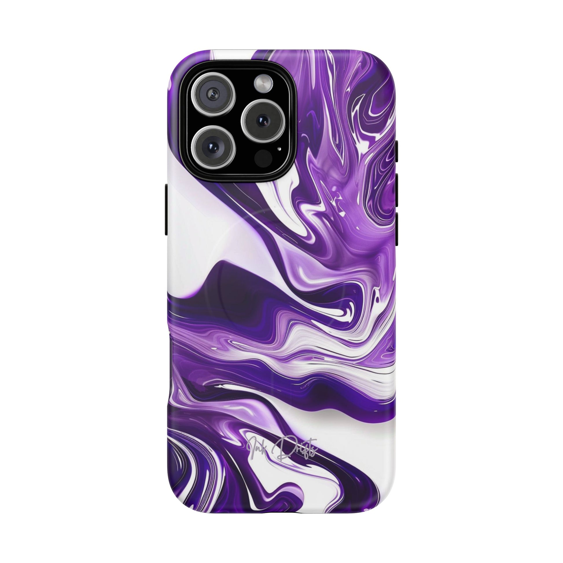 iPhone 16 Pro Max Matte Phone Case - Violet Vortex | MagSafe iPhone Case