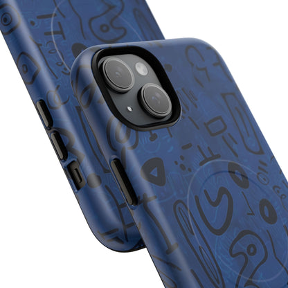 Phone Case - Nocturnal Scribbles | MagSafe iPhone Case