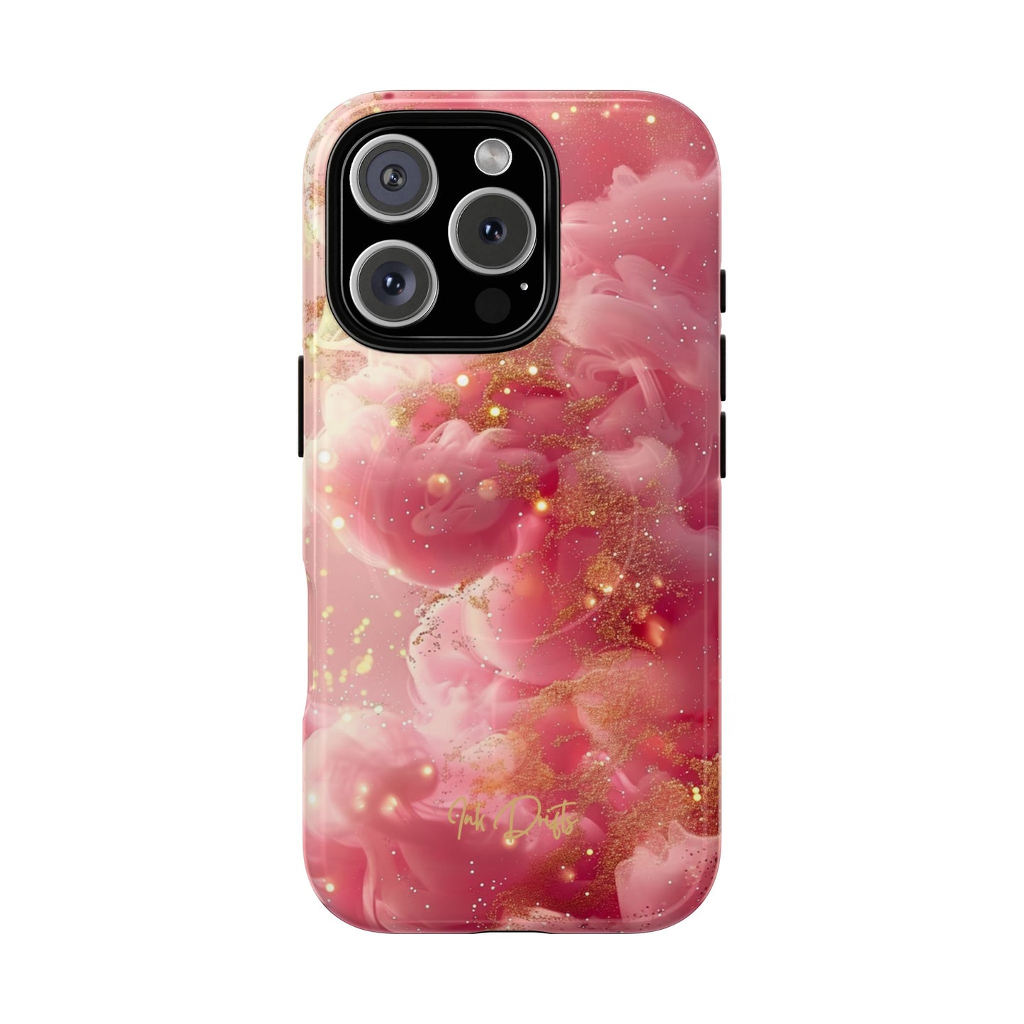 iPhone 16 Pro Glossy Phone Case - Golden Cloud | MagSafe iPhone Case