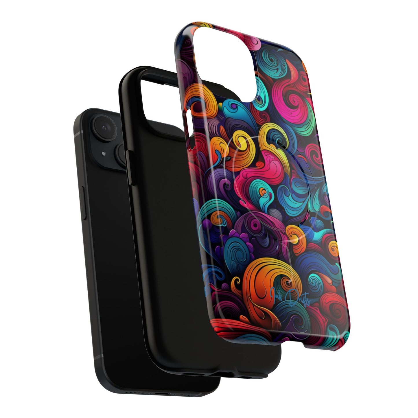 Phone Case - Psychedelic Waves | MagSafe iPhone Case