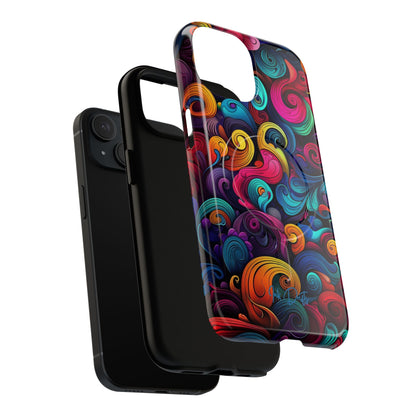 Phone Case - Psychedelic Waves | MagSafe iPhone Case