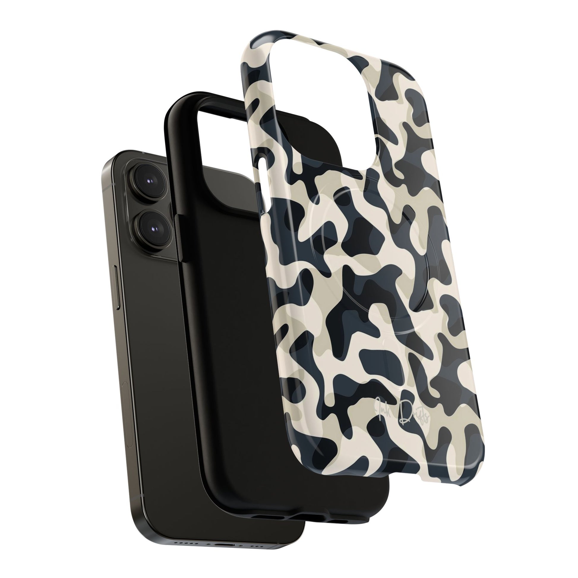 Phone Case - Monochrome Camo | MagSafe iPhone Case