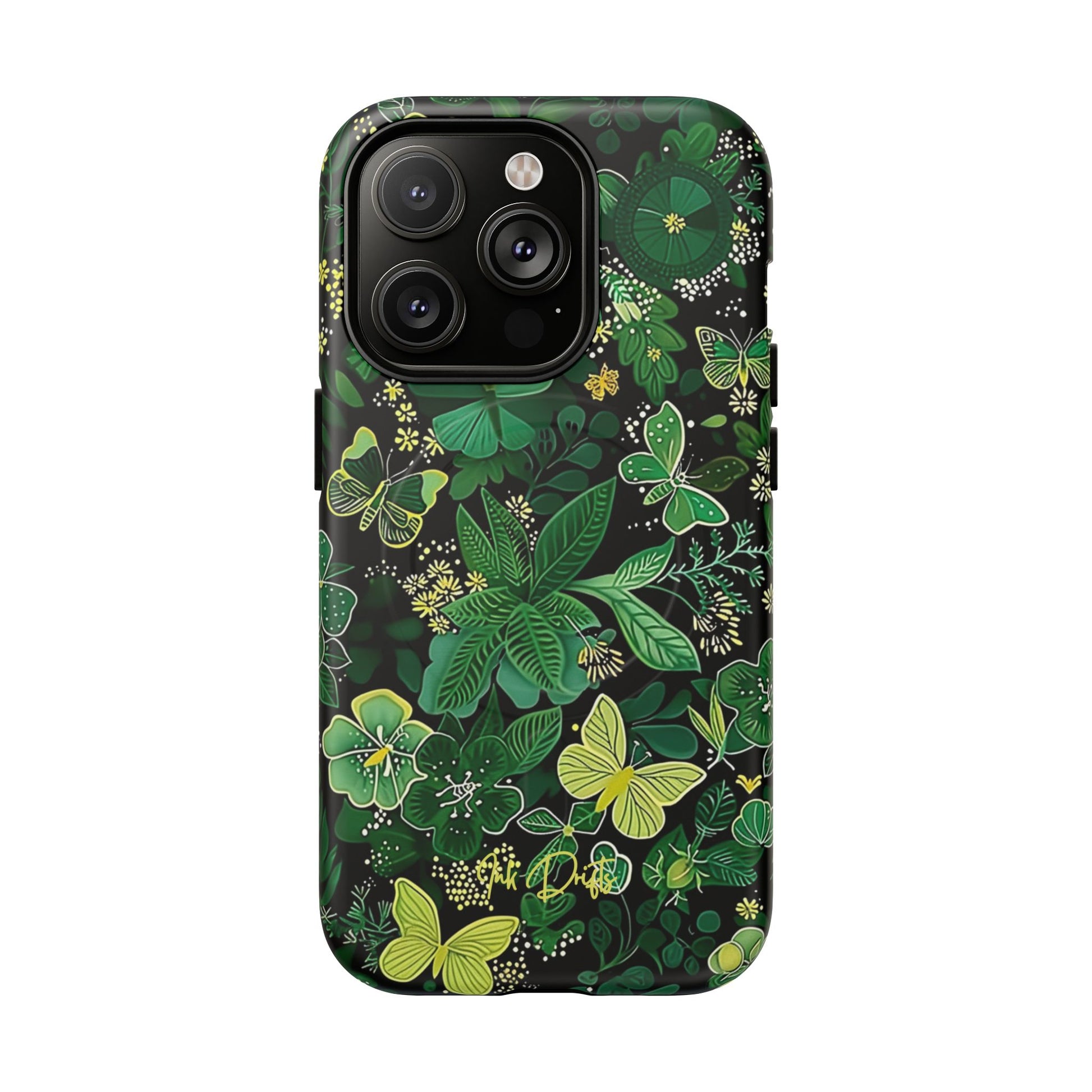 iPhone 14 Pro Matte Phone Case - Spring Butterflies | MagSafe iPhone Case