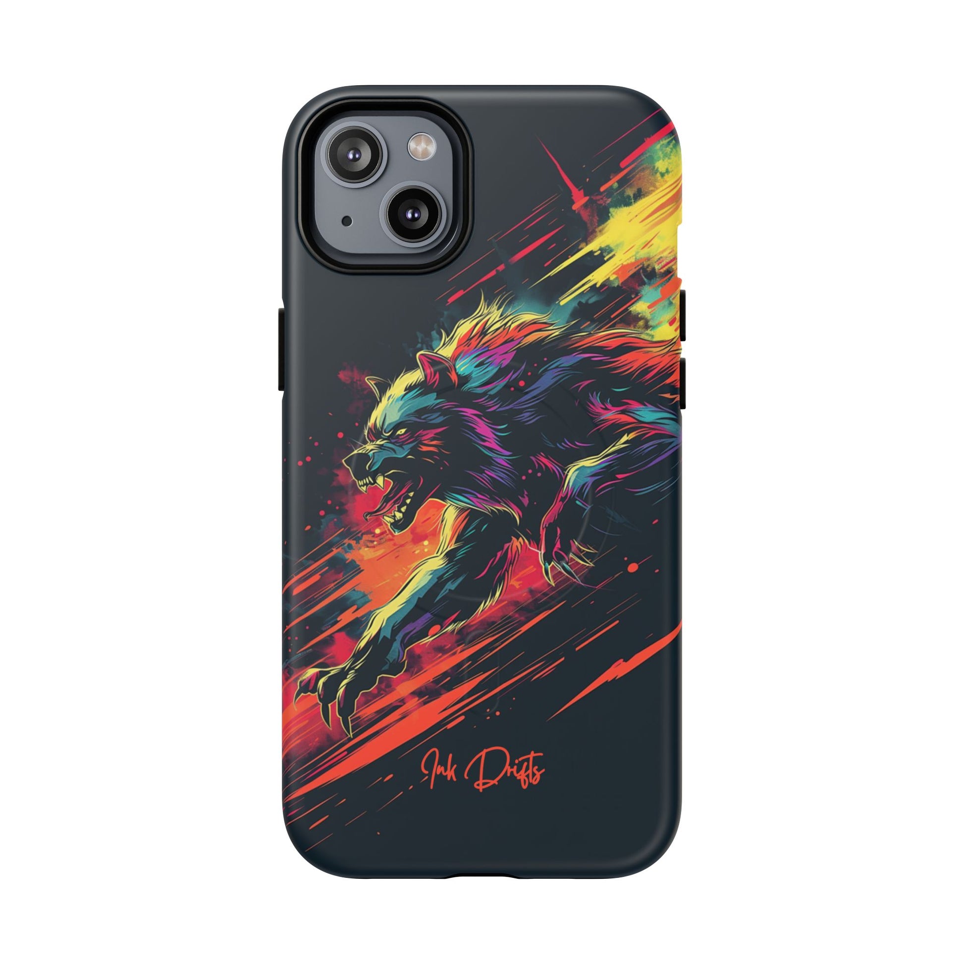 iPhone 14 Plus Matte Phone Case - Lunar Werewolf | MagSafe iPhone Case