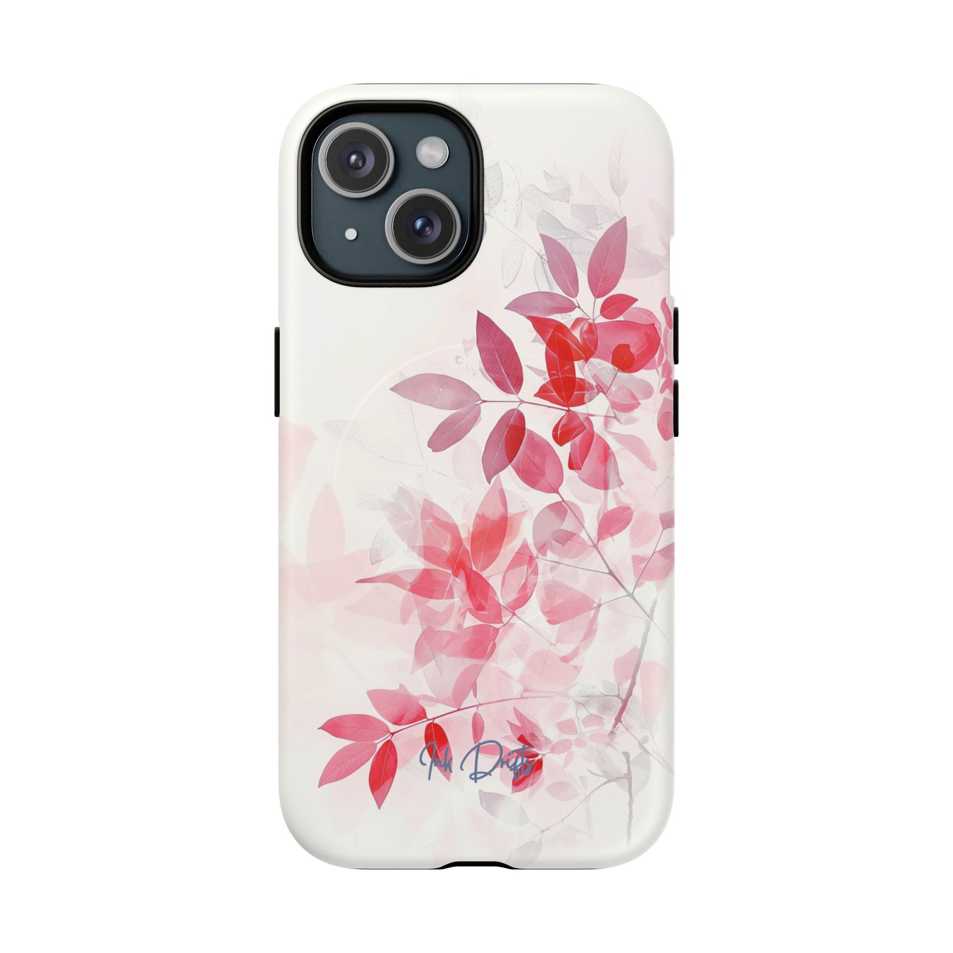 iPhone 15 Matte Phone Case - Whispering Leaves | MagSafe iPhone Case