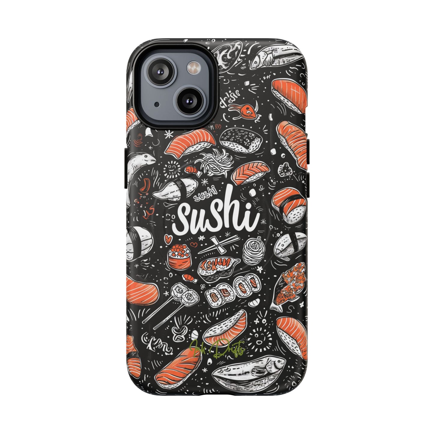 iPhone 14 Matte Phone Case - Sushi Delight | MagSafe iPhone Case