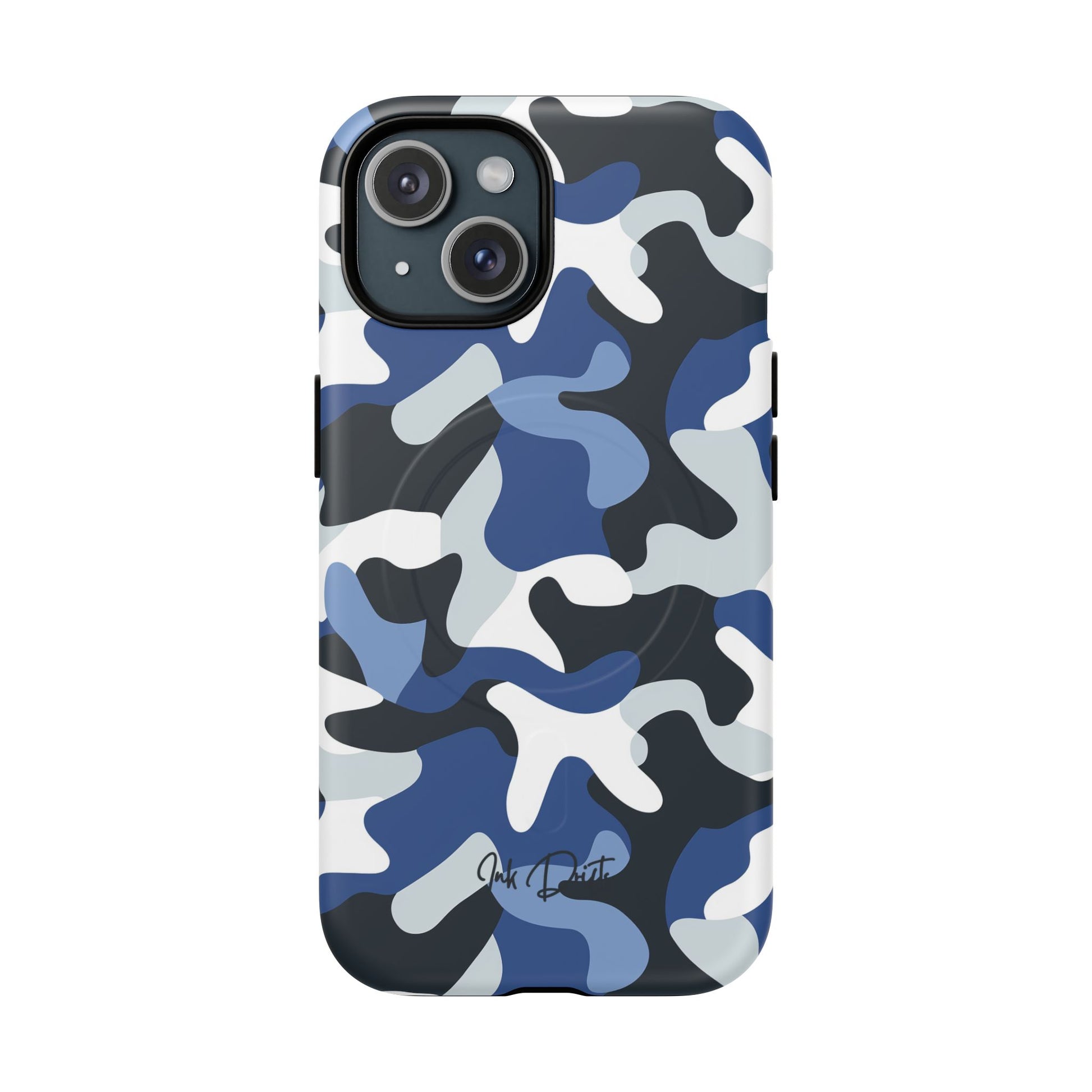 iPhone 15 Matte Phone Case - Arctic Camo | MagSafe iPhone Case