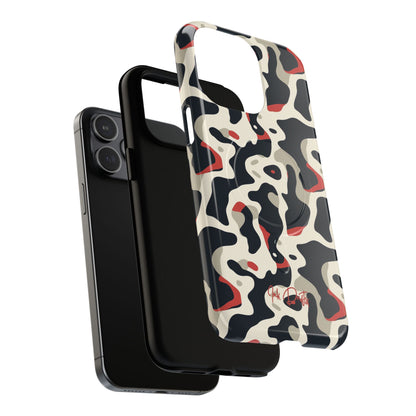 Phone Case - Cream Red Camo | MagSafe iPhone Case