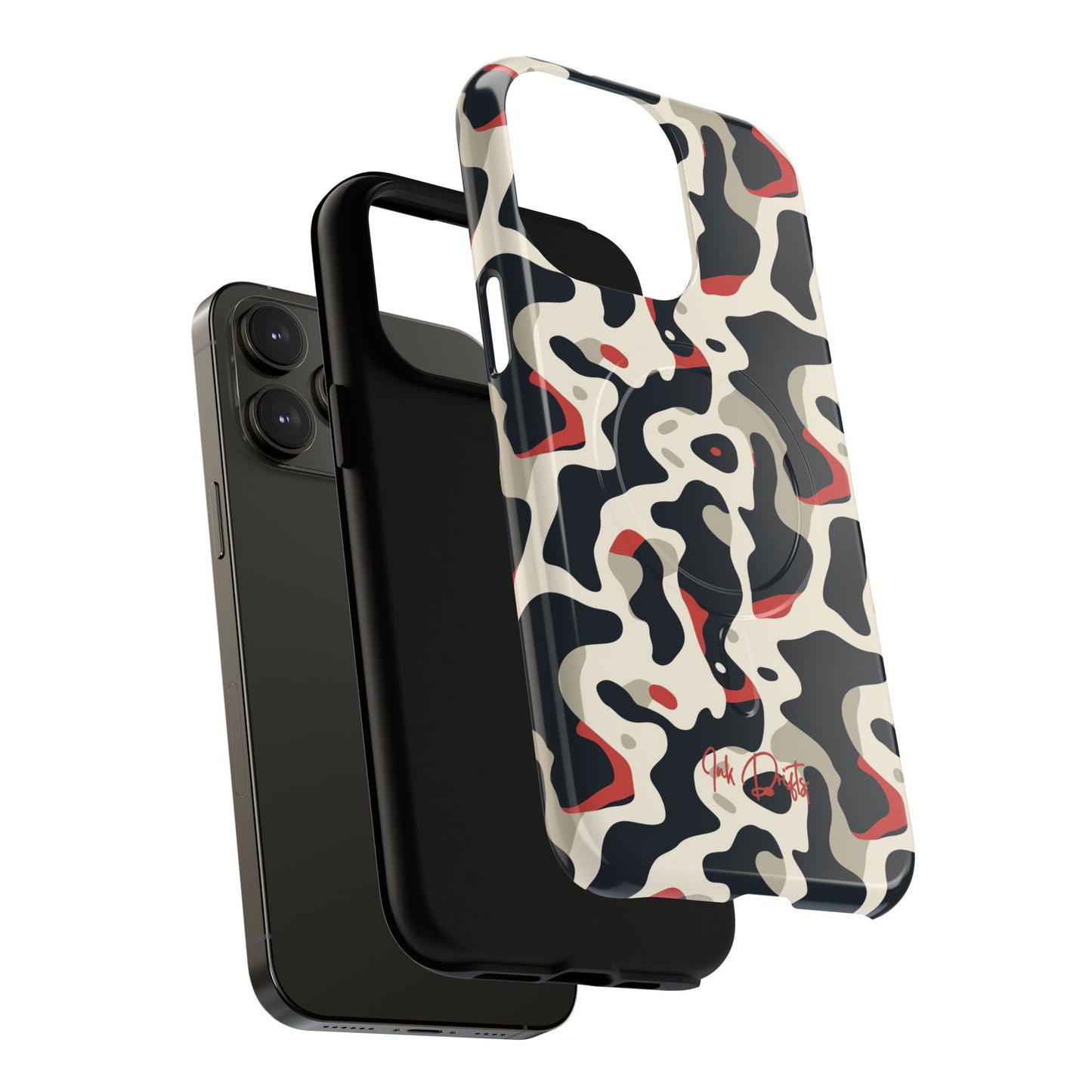 Phone Case - Cream Red Camo | MagSafe iPhone Case