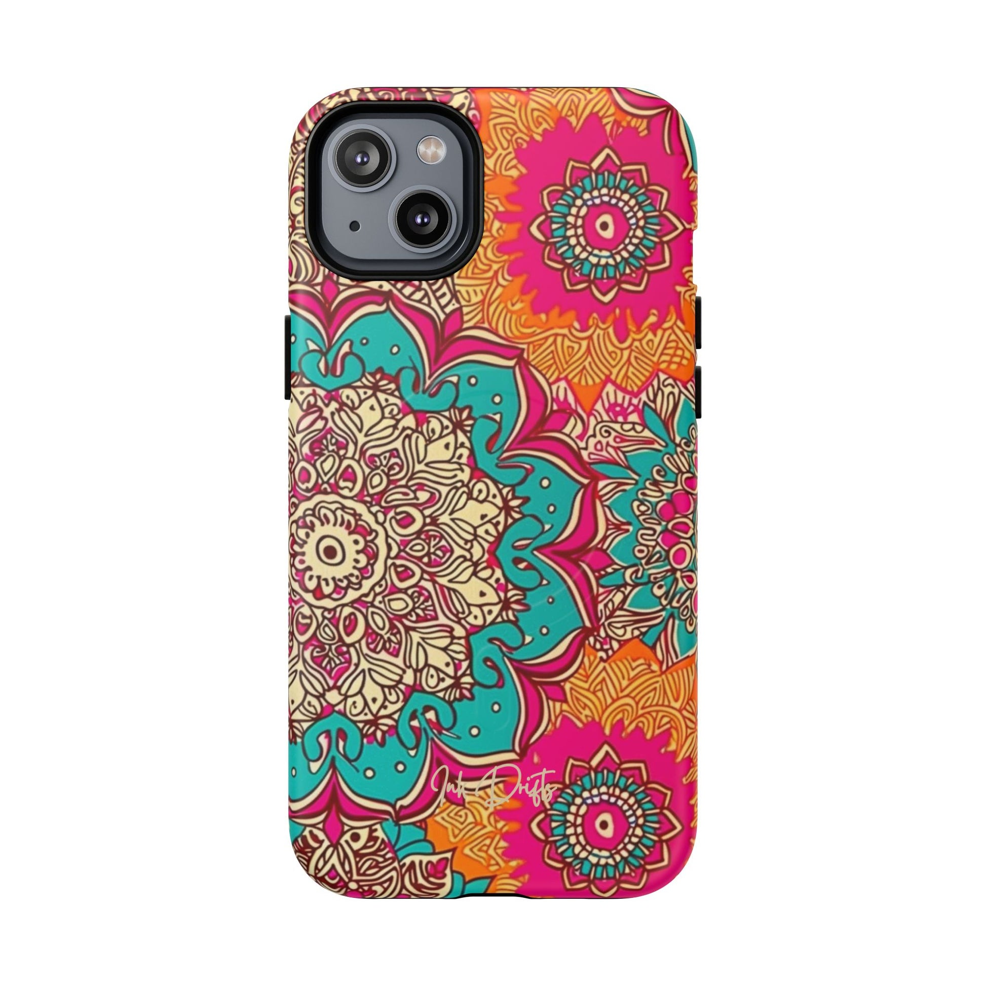 iPhone 14 Plus Matte Phone Case - Kaleido Bliss | MagSafe iPhone Case