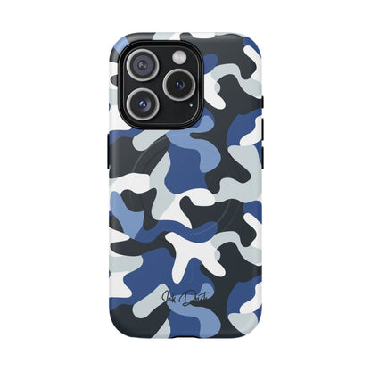 iPhone 15 Pro Matte Phone Case - Arctic Camo | MagSafe iPhone Case