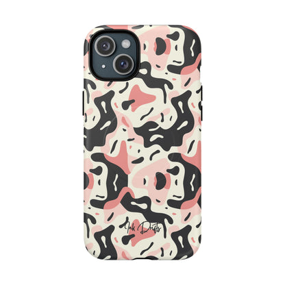 iPhone 15 Plus Matte Phone Case - Pastel Camo | MagSafe iPhone Case