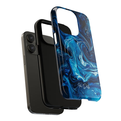 Phone Case - Blue Swirl | MagSafe iPhone Case