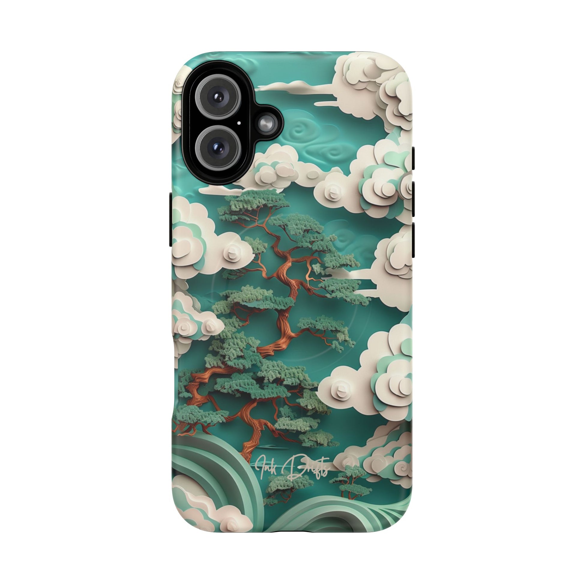 iPhone 16 Plus Matte Phone Case - Celestial Bonsai | MagSafe iPhone Case