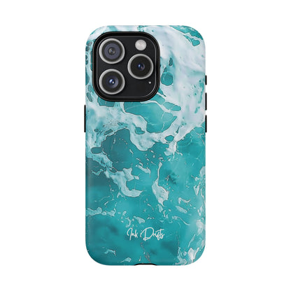 iPhone 15 Pro Matte Phone Case - Ocean Breeze | MagSafe iPhone Case