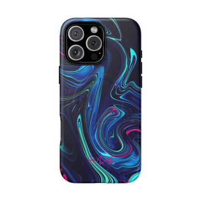 iPhone 16 Pro Max Matte Phone Case - Neon Abyss | MagSafe iPhone Case