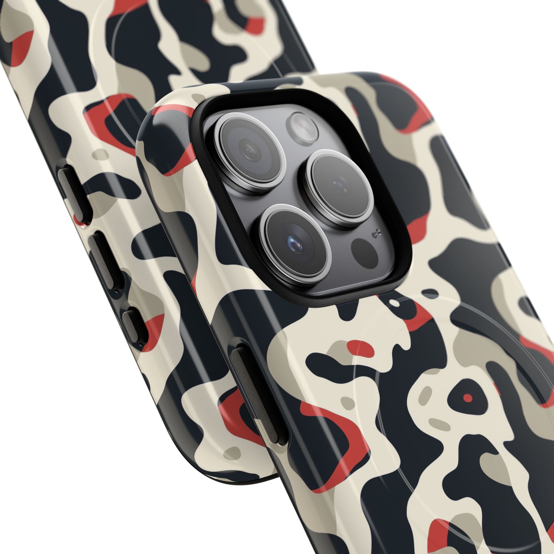 Phone Case - Cream Red Camo | MagSafe iPhone Case