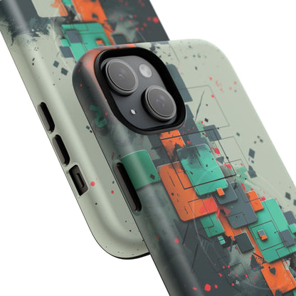 Phone Case - Techno Mosaic | MagSafe iPhone Case