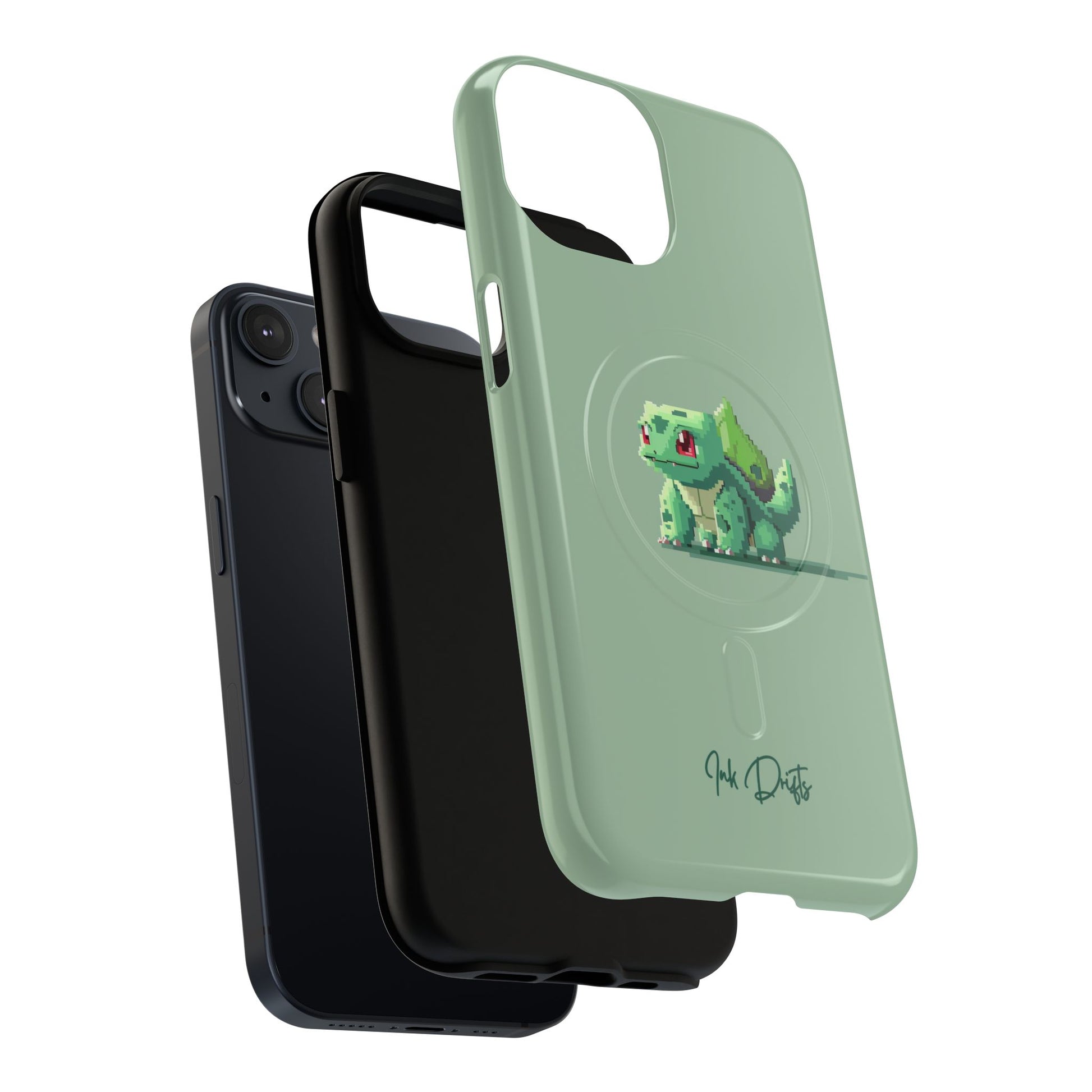 Phone Case - Pixel Bulbasaur | MagSafe iPhone Case