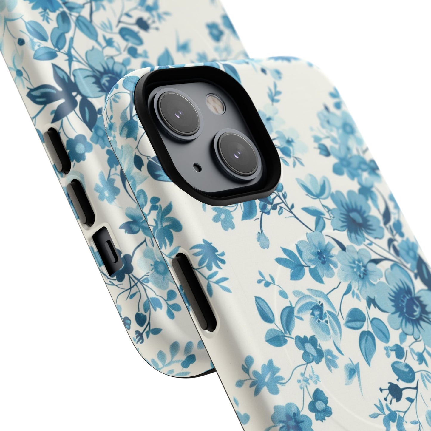 Phone Case - Blue Blossom | MagSafe iPhone Case