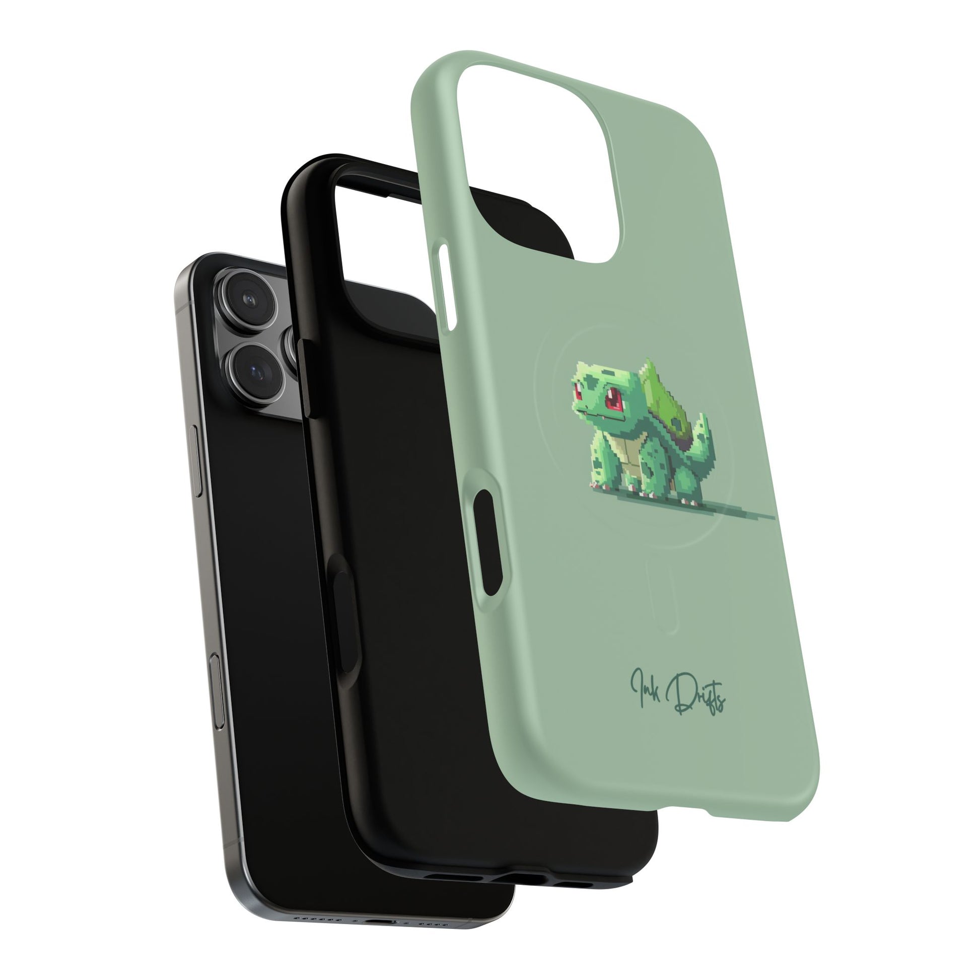 Phone Case - Pixel Bulbasaur | MagSafe iPhone Case