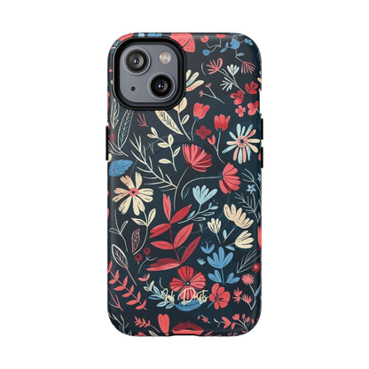 iPhone 14 Matte Phone Case - Twilight Petals | MagSafe iPhone Case