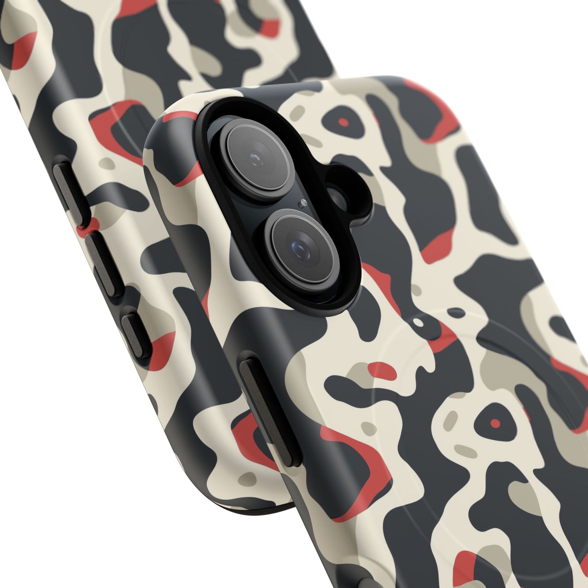 Phone Case - Cream Red Camo | MagSafe iPhone Case