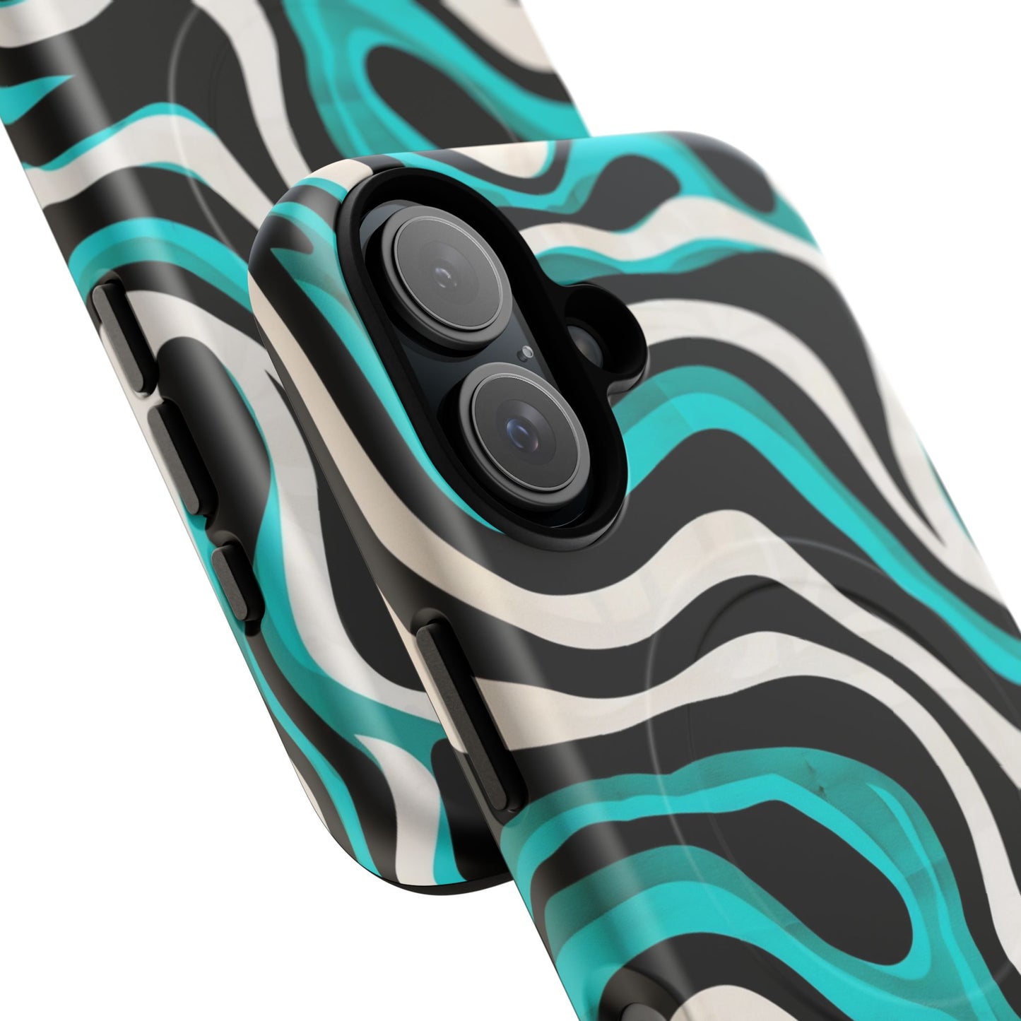 Phone Case - Aqua Strata | MagSafe iPhone Case