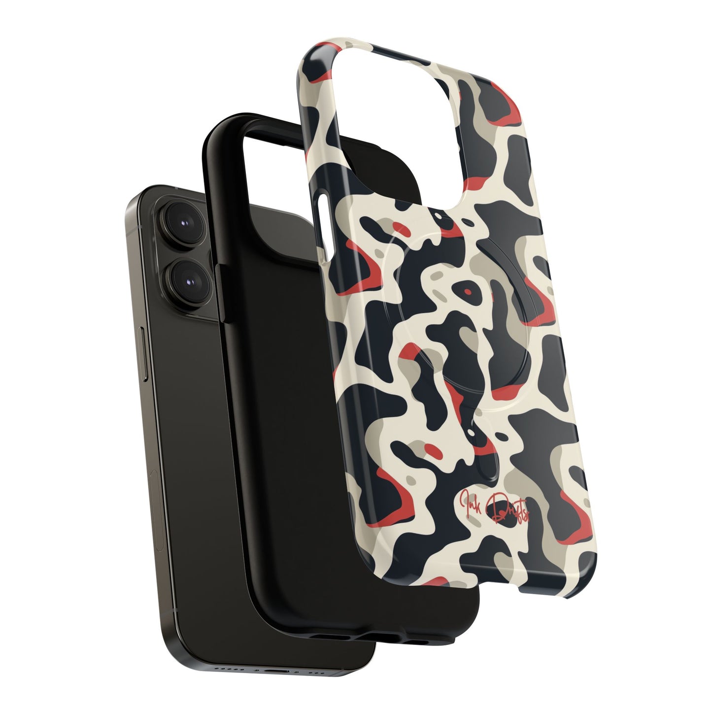 Phone Case - Cream Red Camo | MagSafe iPhone Case