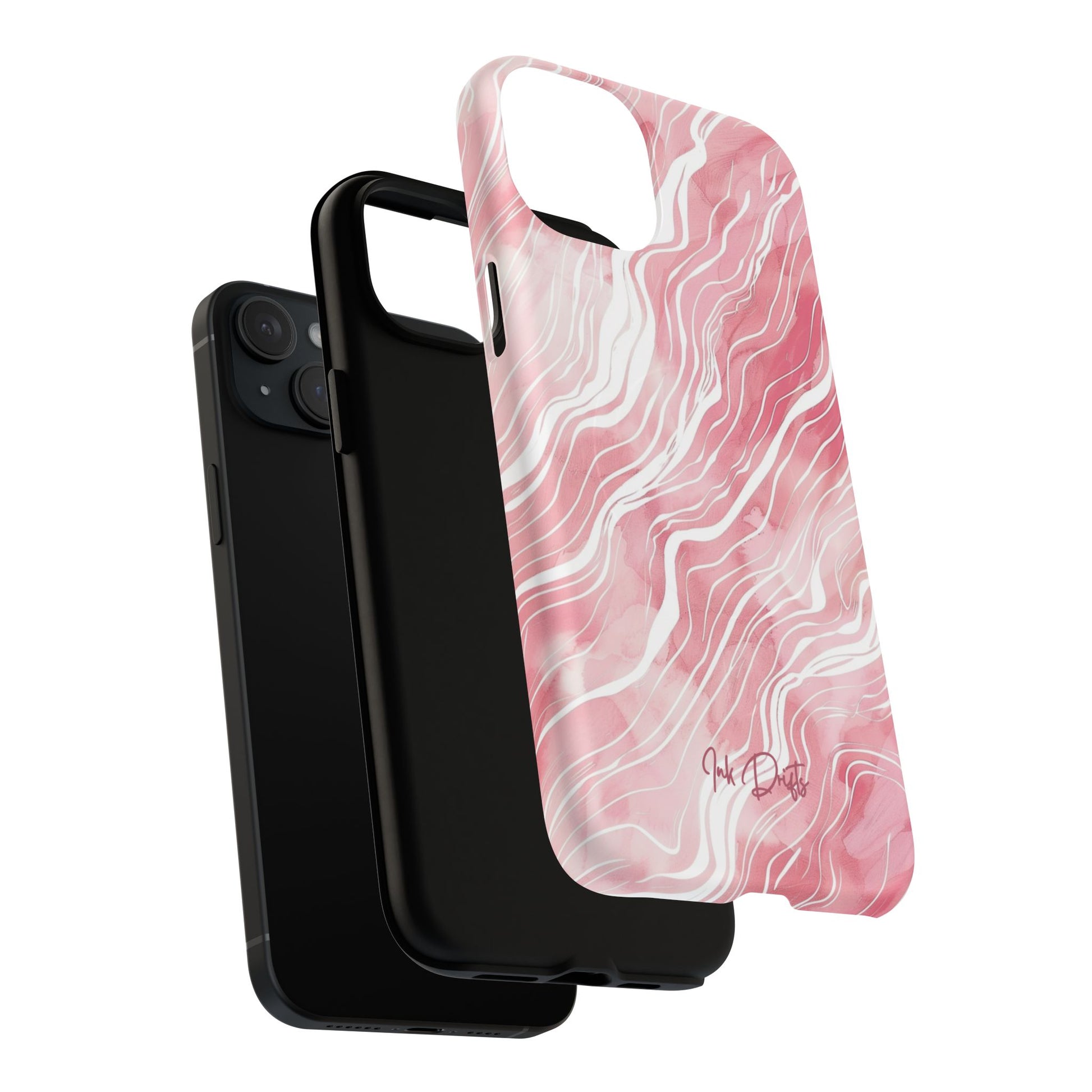 Phone Case - Blush Waves | MagSafe iPhone Case