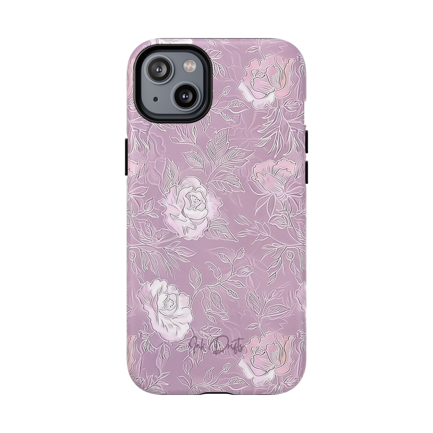 iPhone 14 Plus Matte Phone Case - Silken Roses | MagSafe iPhone Case