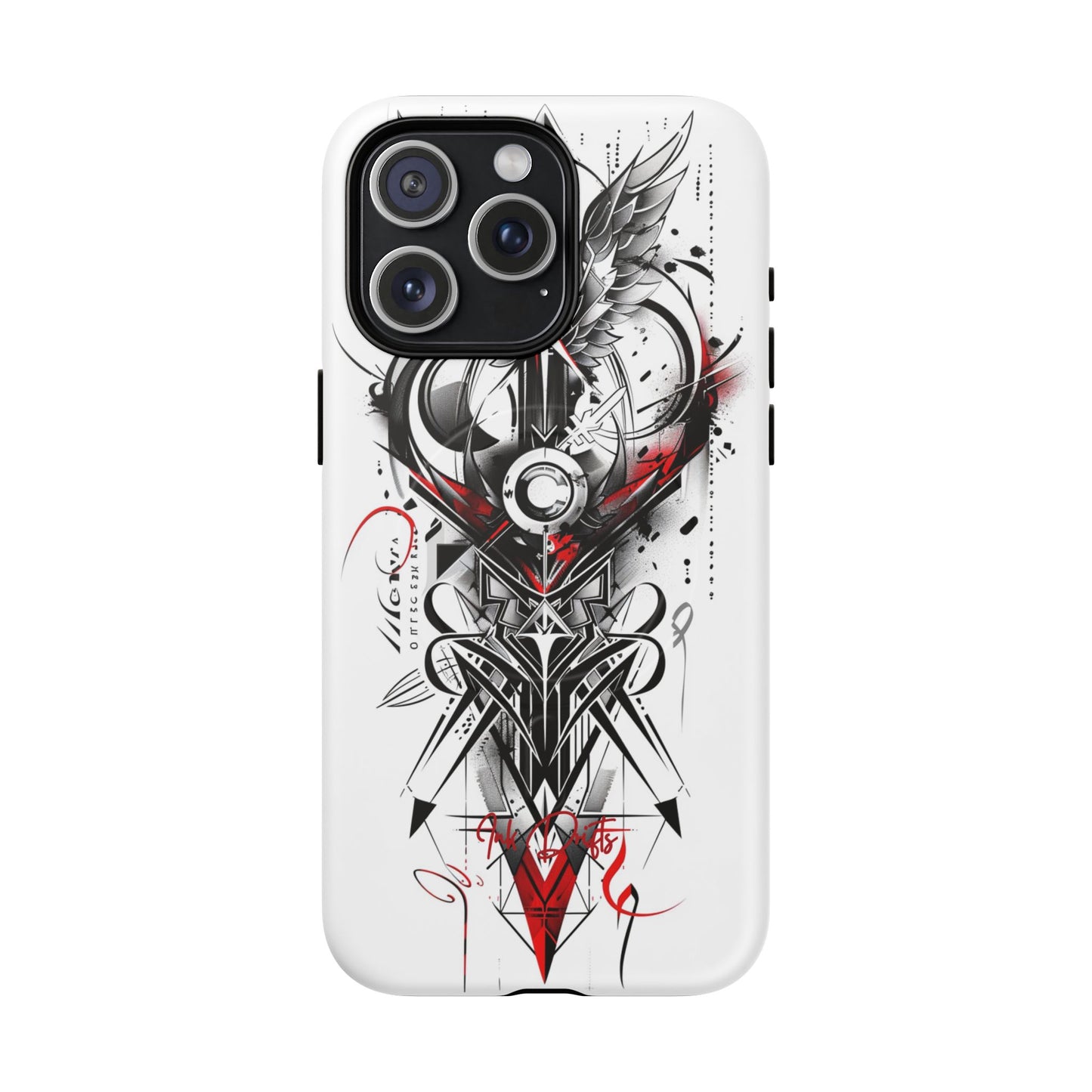 iPhone 15 Pro Max Matte Phone Case - Cyber Sigil | MagSafe iPhone Case