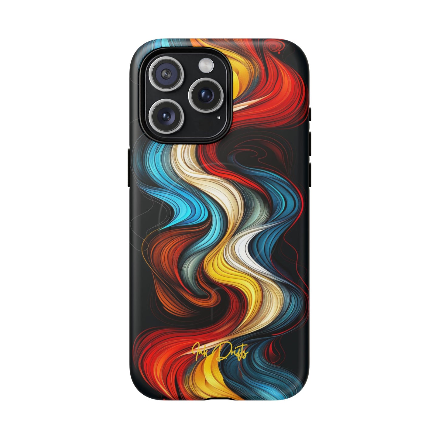 iPhone 15 Pro Max Matte Phone Case - Tangled Colors | MagSafe iPhone Case