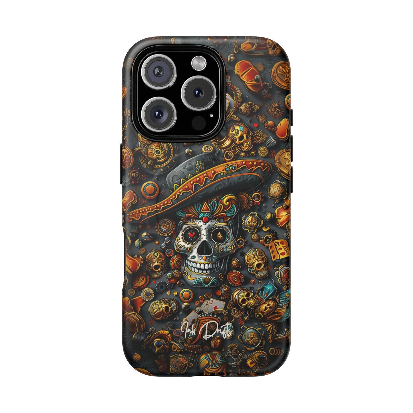 iPhone 16 Pro Matte Phone Case - Aztec Gold | MagSafe iPhone Case