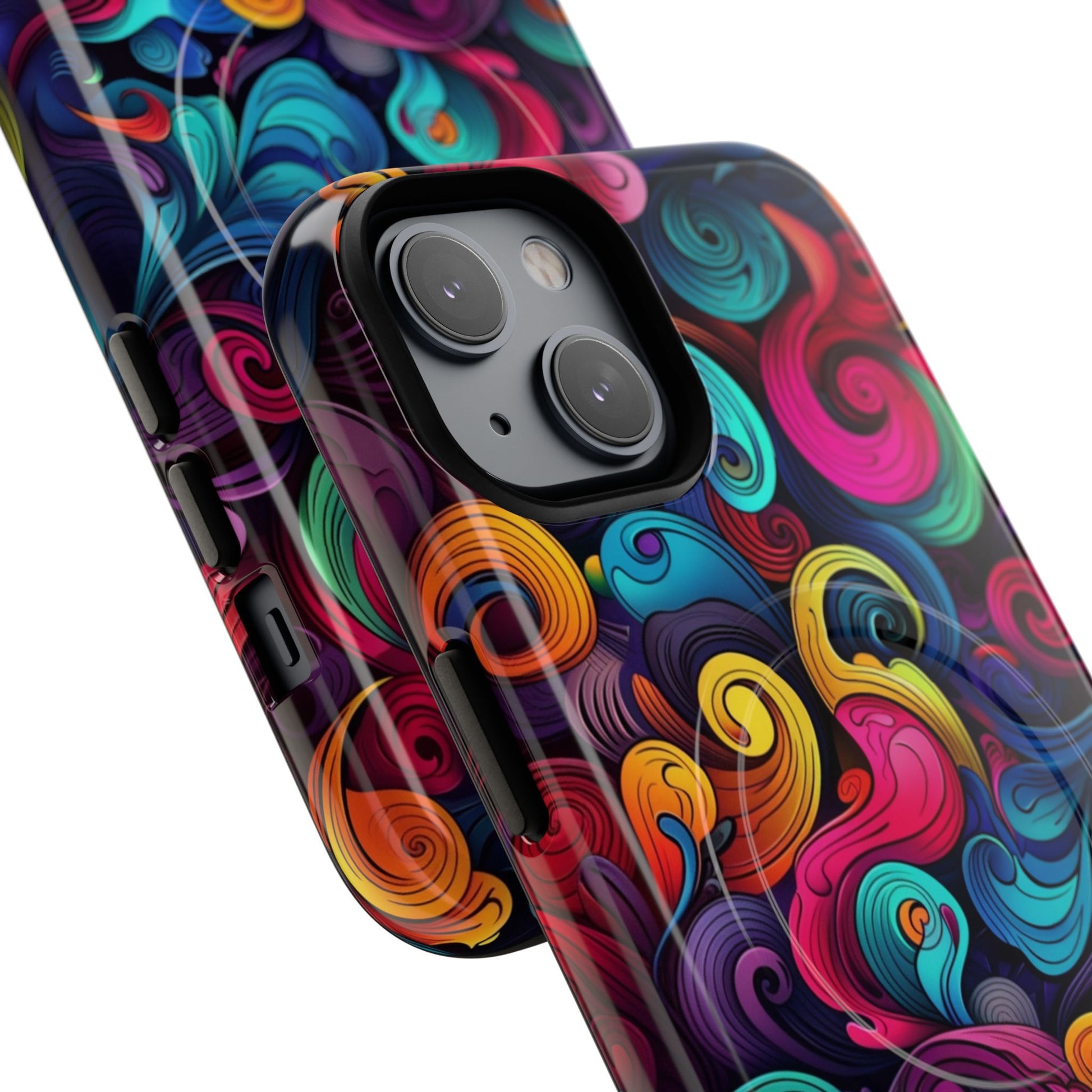 Phone Case - Psychedelic Waves | MagSafe iPhone Case