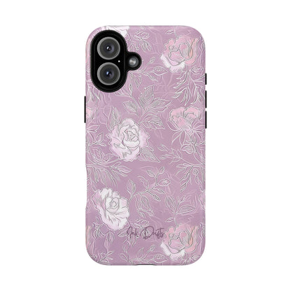 iPhone 16 Plus Matte Phone Case - Silken Roses | MagSafe iPhone Case