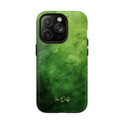 iPhone 14 Pro Glossy Phone Case - Forest Texture | MagSafe iPhone Case